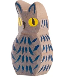 Ostheimer Wooden Owl Blue