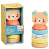 Petit Collage - Happy Bear Wooden Stacker Toy
