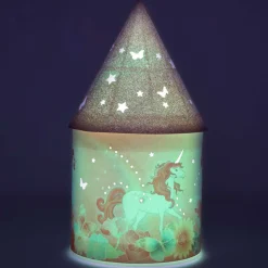 Pink Poppy Unicorn Butterfly Led Colour Changing Lantern