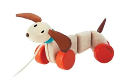 Plan Toys Happy Wooden Puppy Pull Along