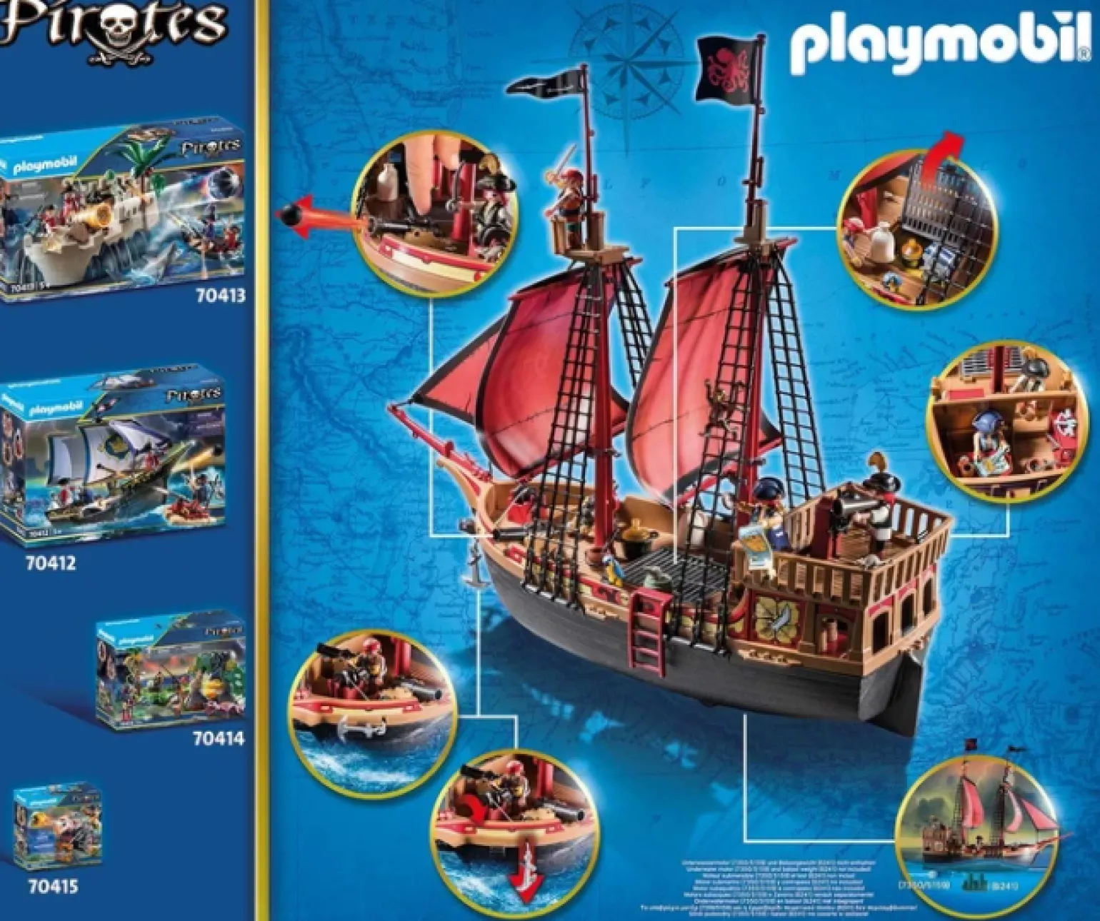 Playmobil - Skull Pirate Ship