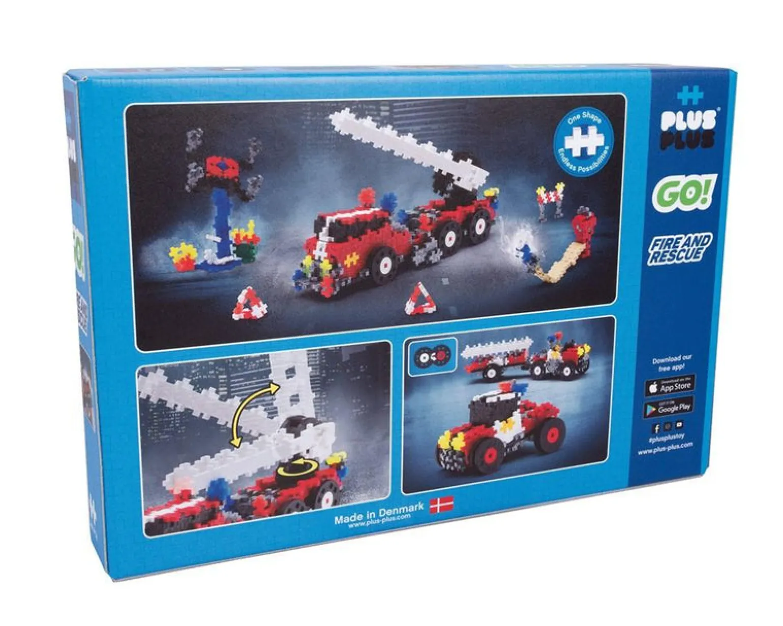 Plus Plus - Mini Basic Fire And Rescue- 500 Pieces