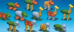 Popular Playthings - Magnetic Jungle Animals In Multi Colour Print