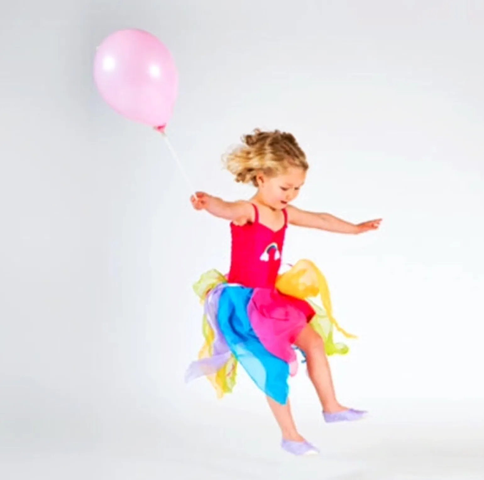 Rainbow Dress Bright Small In Multi Colour Print