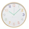 Rainbow Wall Clock In Multi Colour Print