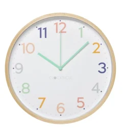 Rainbow Wall Clock In Multi Colour Print