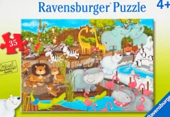 Ravensburger - Jigsaw Puzzle, 35 Pieces, A Day At The Zoo