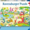 Ravensburger - Jigsaw Puzzle, 2X12 Pieces, My Dino Friends