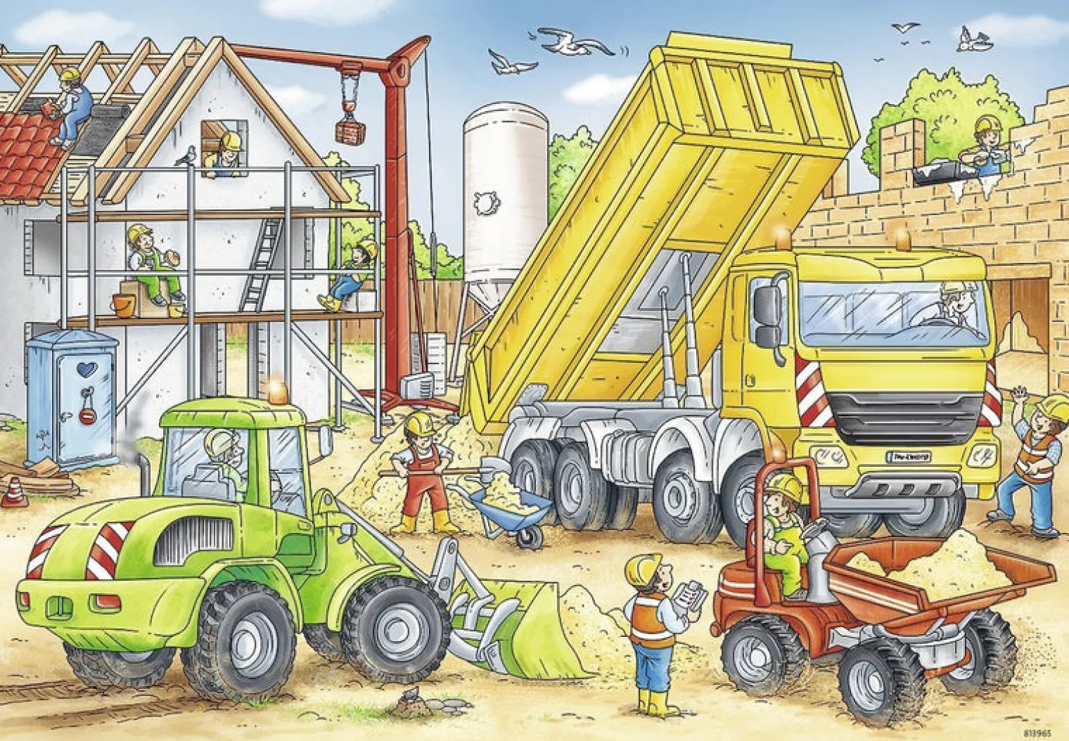 Ravensburger - Jigsaw Puzzle, 2 X 24 Pieces, Hard At Work