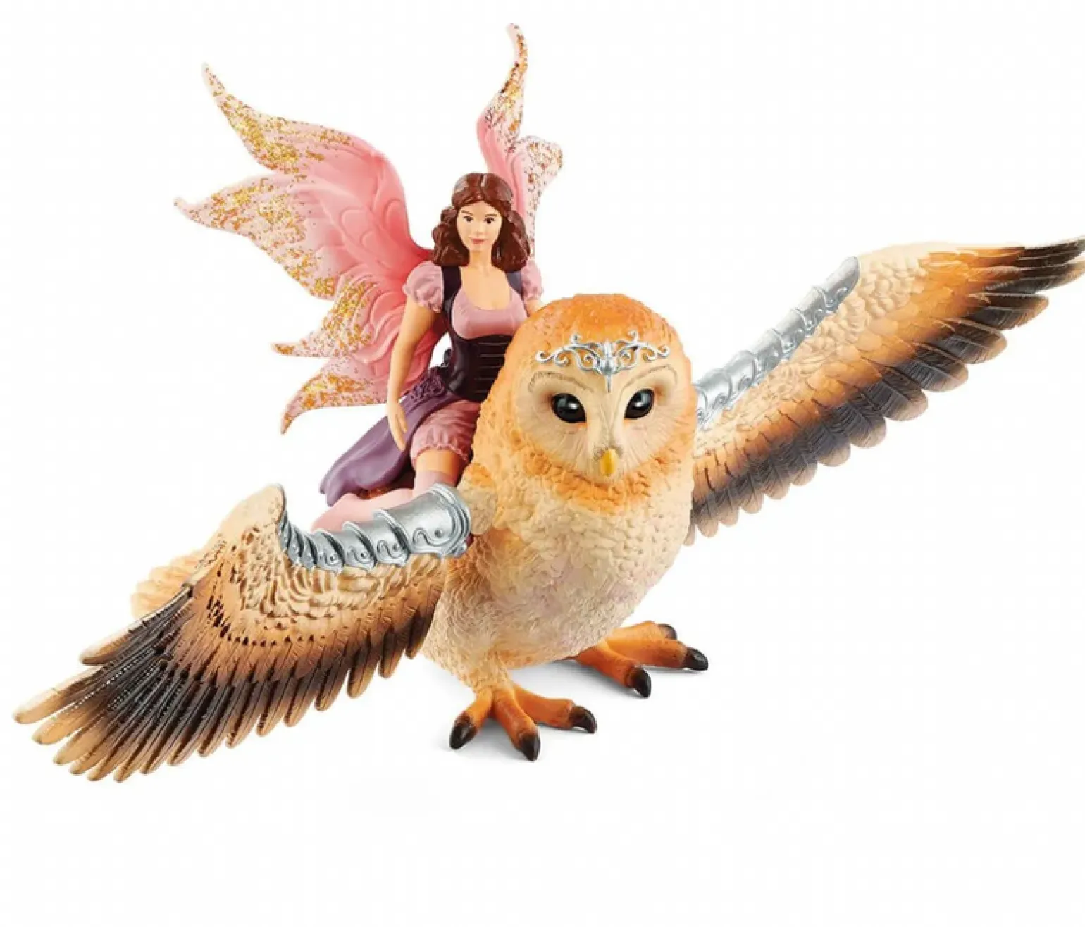Schleich - Fairy In Flight On Winged Owl