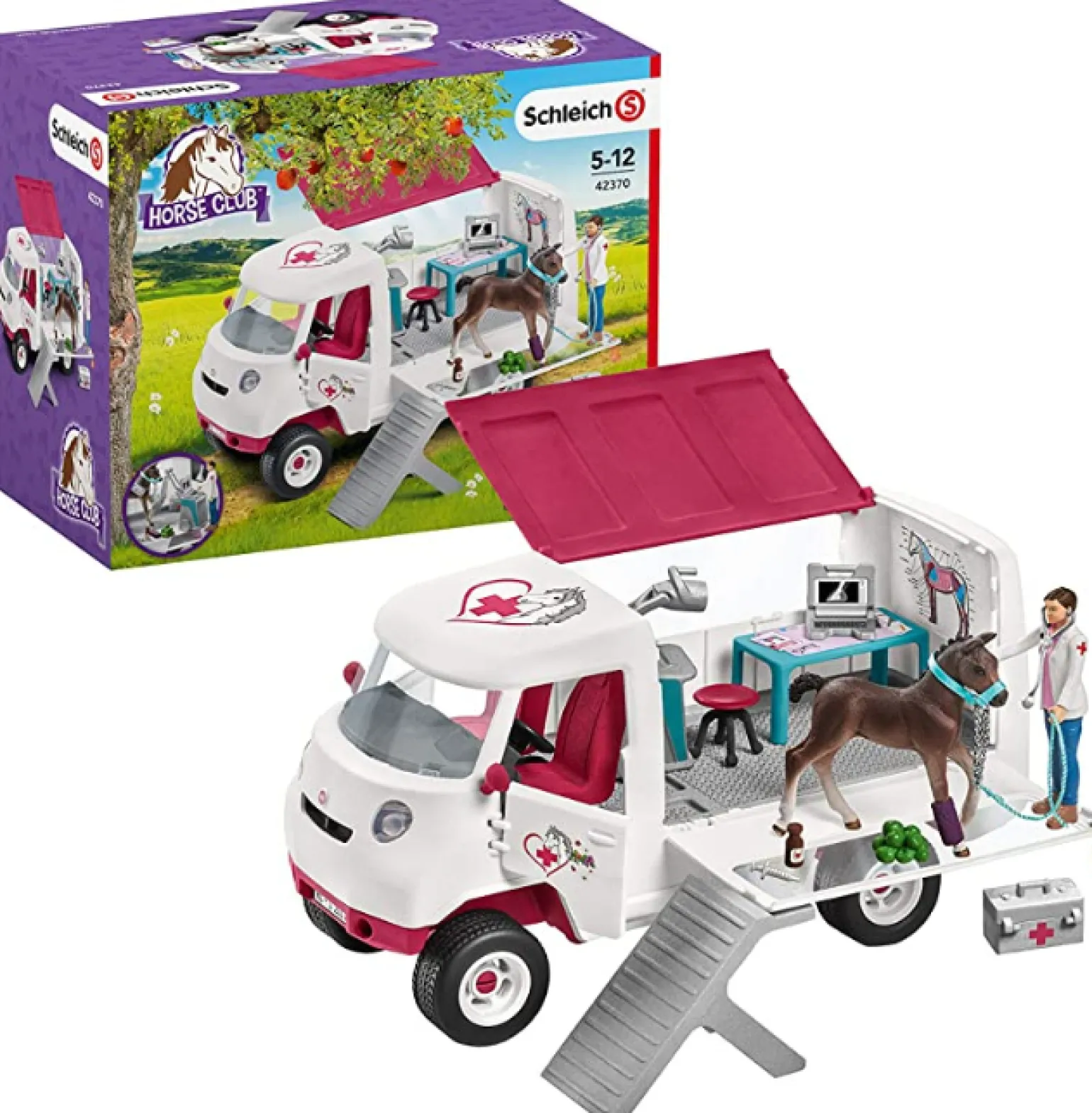 Schleich - Mobile Vet With Hanoverian Foal Set