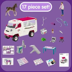 Schleich - Mobile Vet With Hanoverian Foal Set