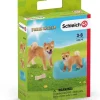 Schleich Farm Life - Shiba Inu Mother And Puppy