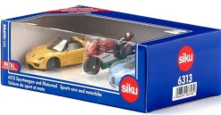 Siku - Cars And Motor Bike Set
