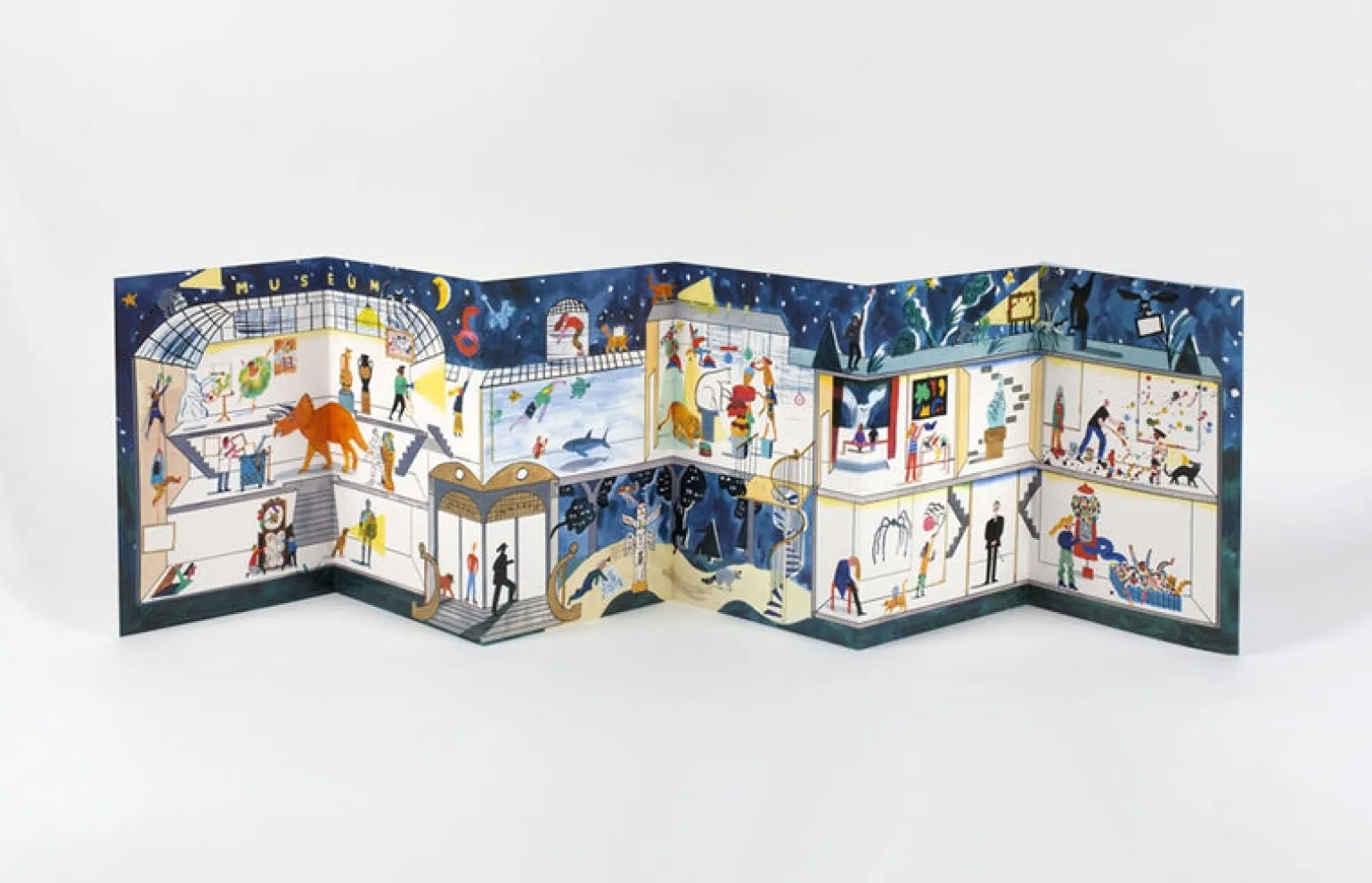 Stickyscapes At The Museum - Sticker Book