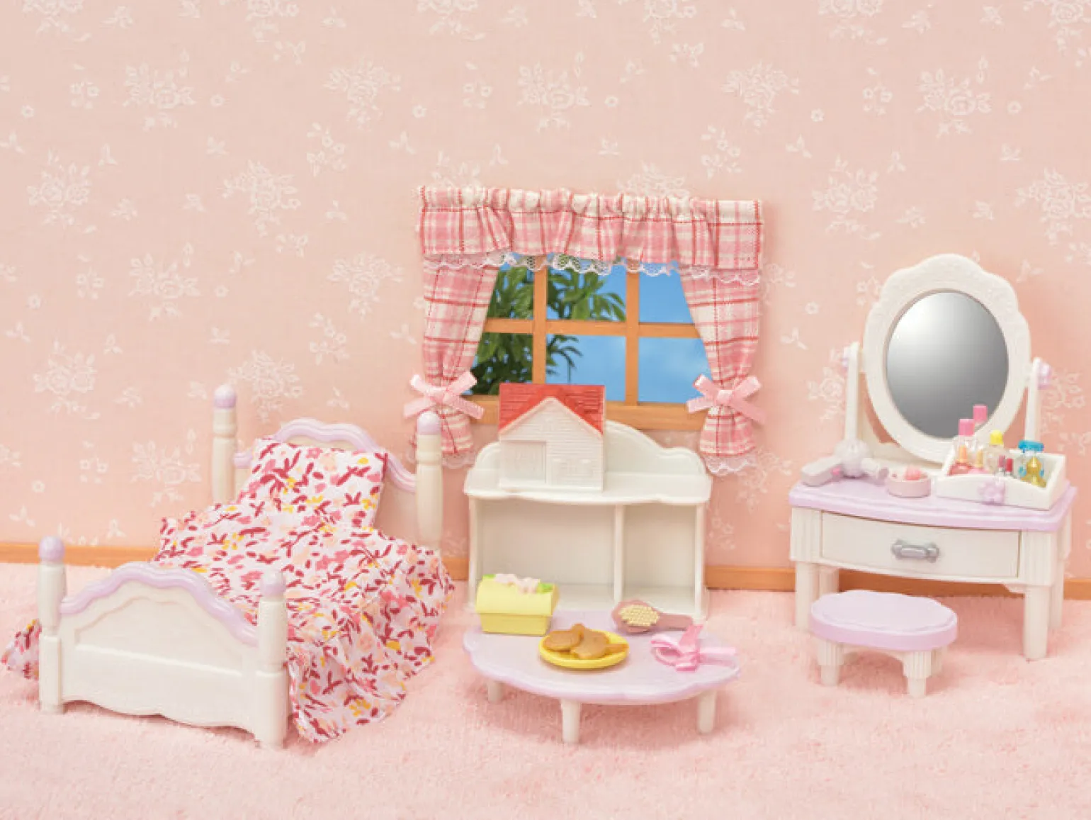 Sylvanian Families Bedroom And Vanity Set
