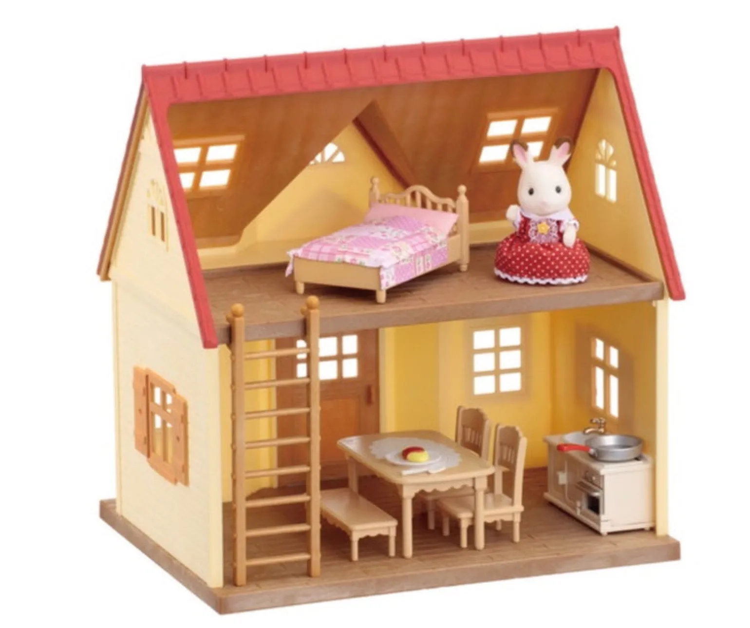 Sylvanian Families Dollhouse, Red Roof Cosy Cottage Starter Home