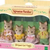 Sylvanian Families Striped Cat Family