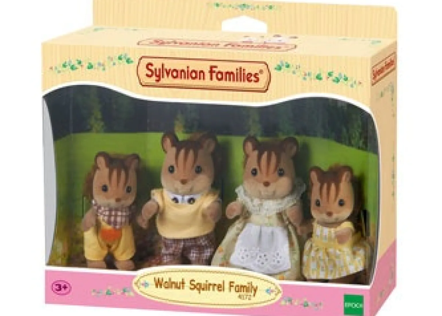 Sylvanian Families Walnut Squirrel Family