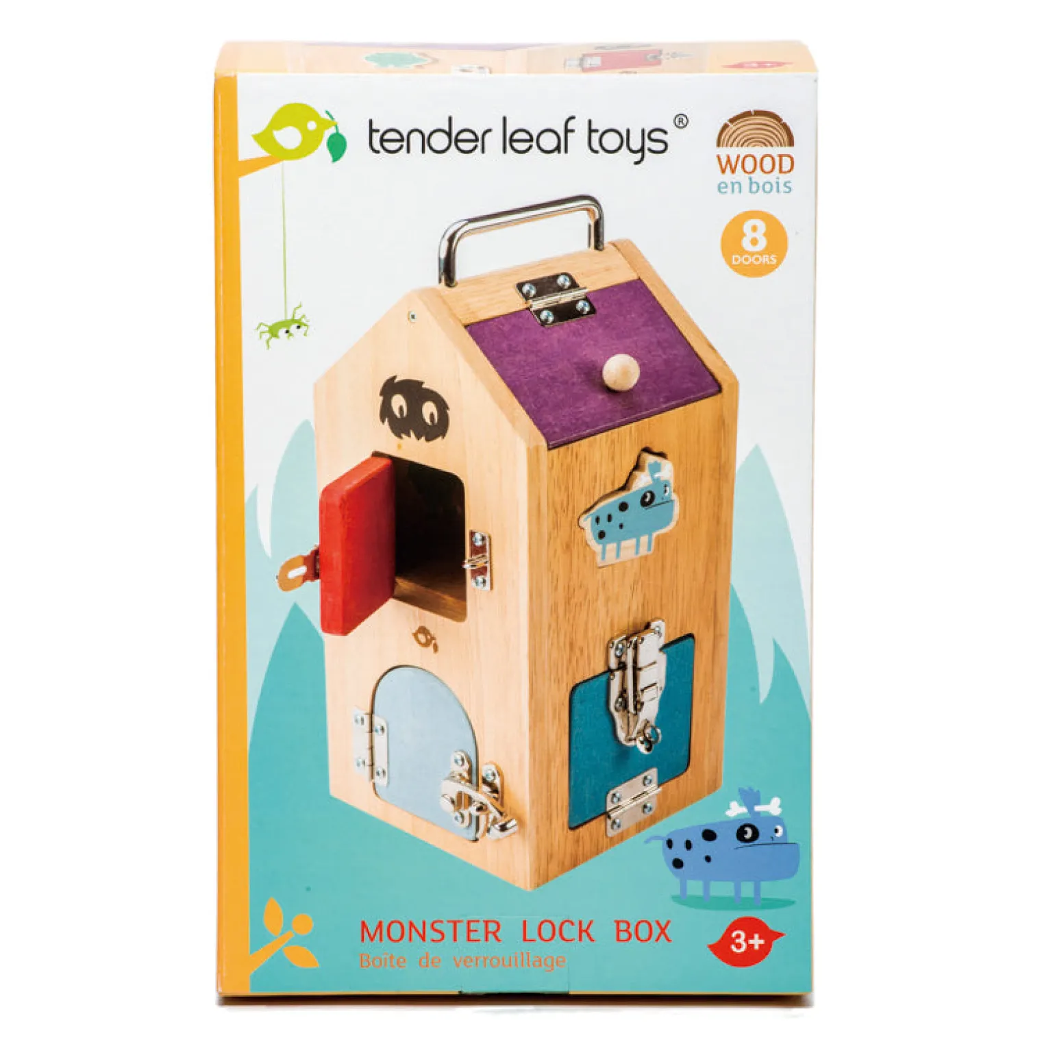 Tender Leaf - Lock Box And Shape Sorter, Monster