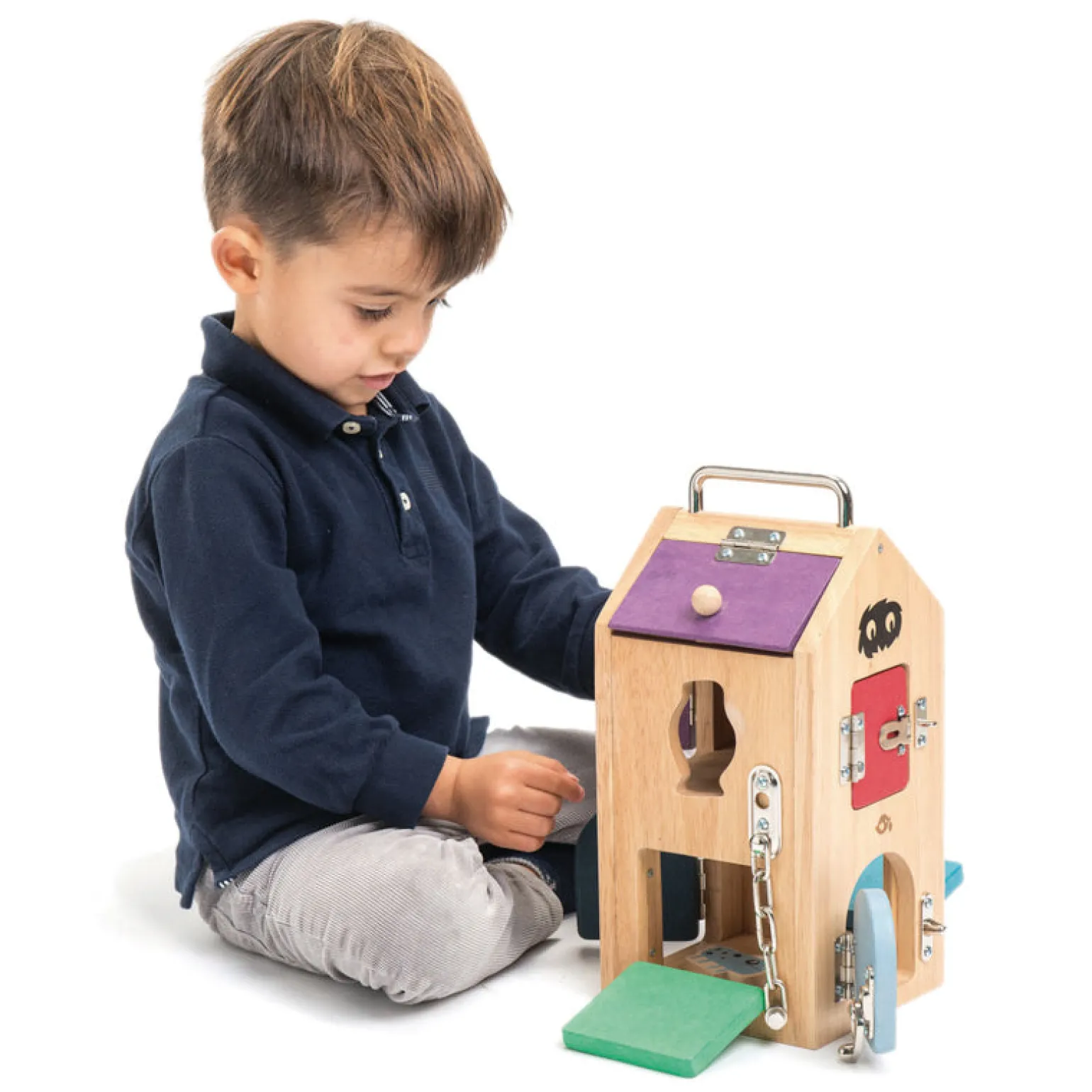 Tender Leaf - Lock Box And Shape Sorter, Monster