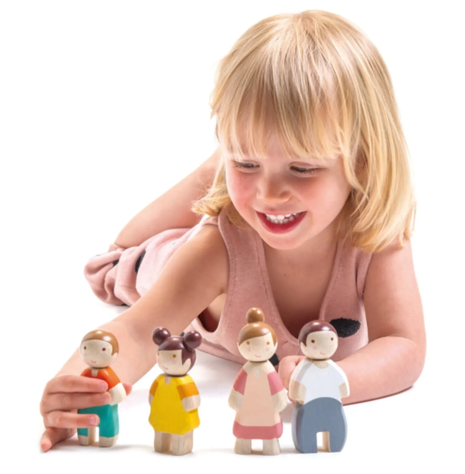 Tender Leaf - Wooden Doll Family