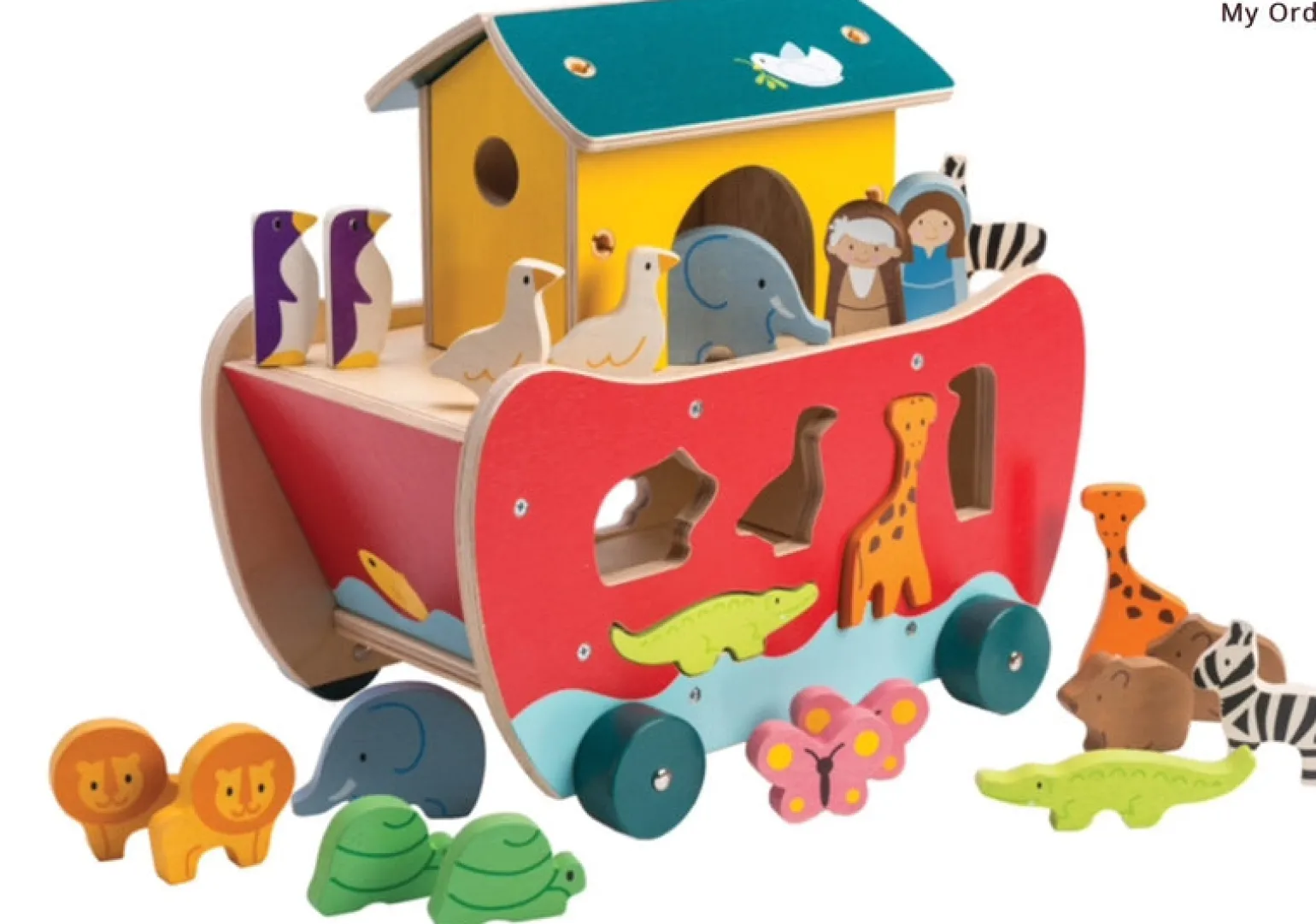 Tender Leaf - Wooden Noah's Shape Sorter Ark