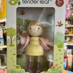 Tender Leaf Toys - Wooden Doll Set , Amy With Rabbit