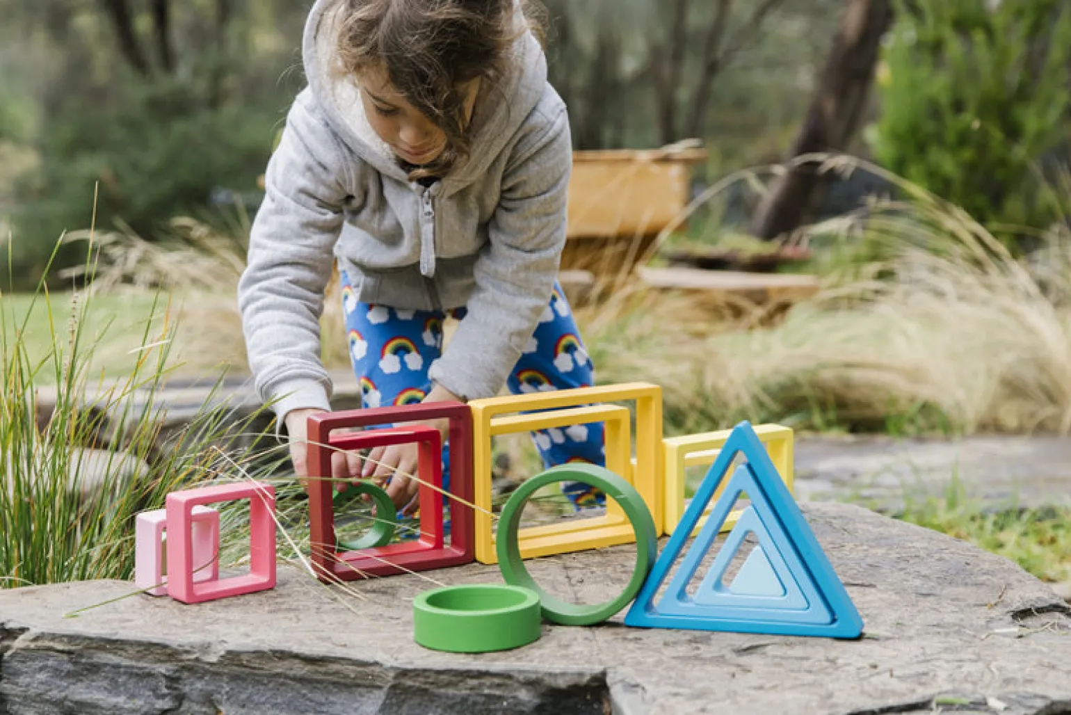 The Freckled Frog Stacking Rainbows