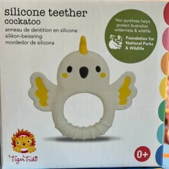 Tiger Tribe -Silicone Teether Cockatoo