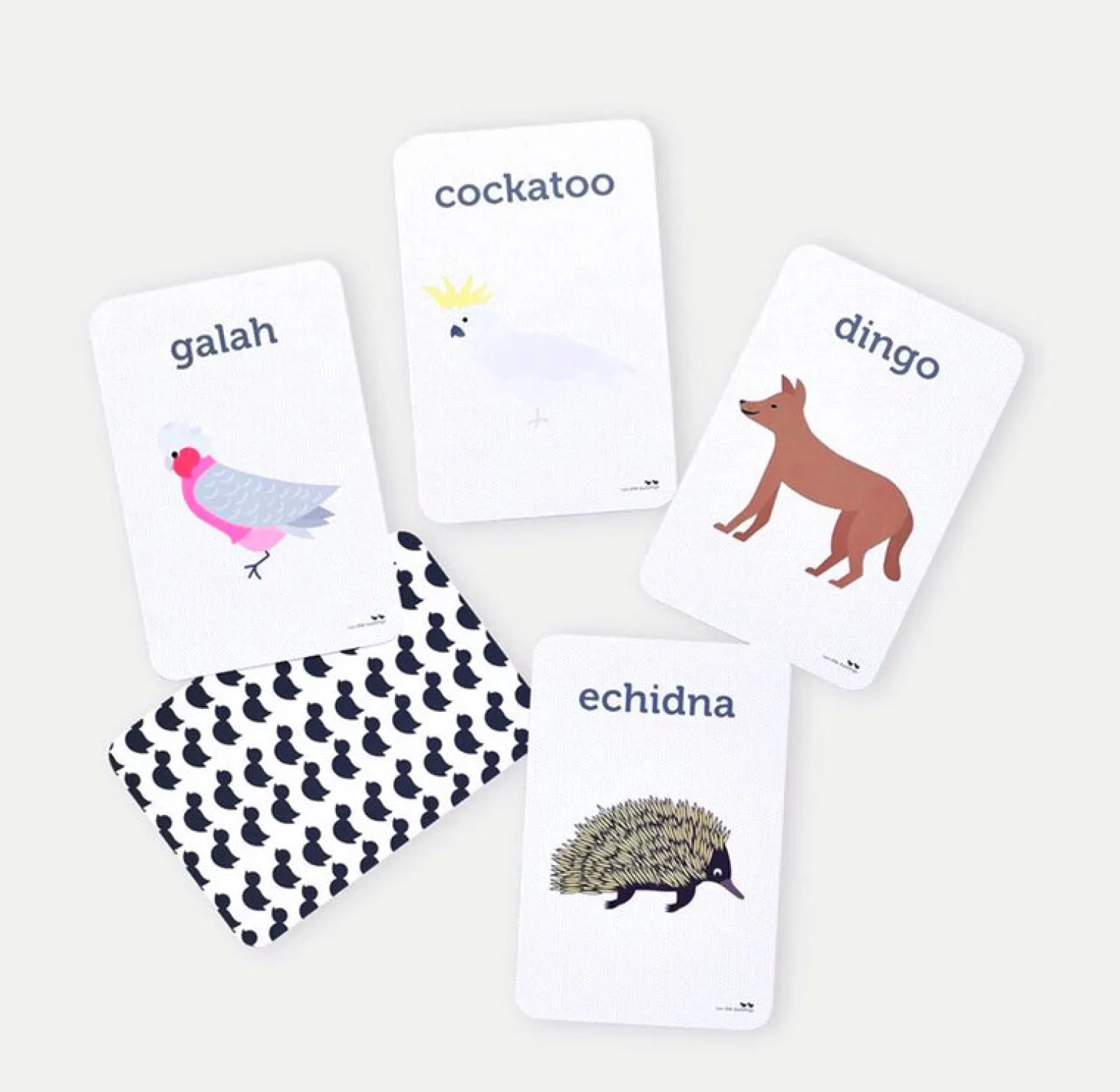 Two Little Ducklings - Aussie Animal Flash Cards