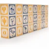 Uncle Goose - Greek Blocks Box 24 In Wood
