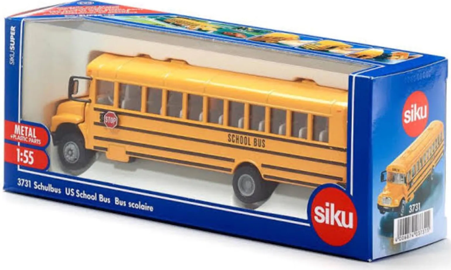 Us School Bus In Orange
