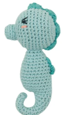 Weegoamigo - Rattle Crochet Seahorse
