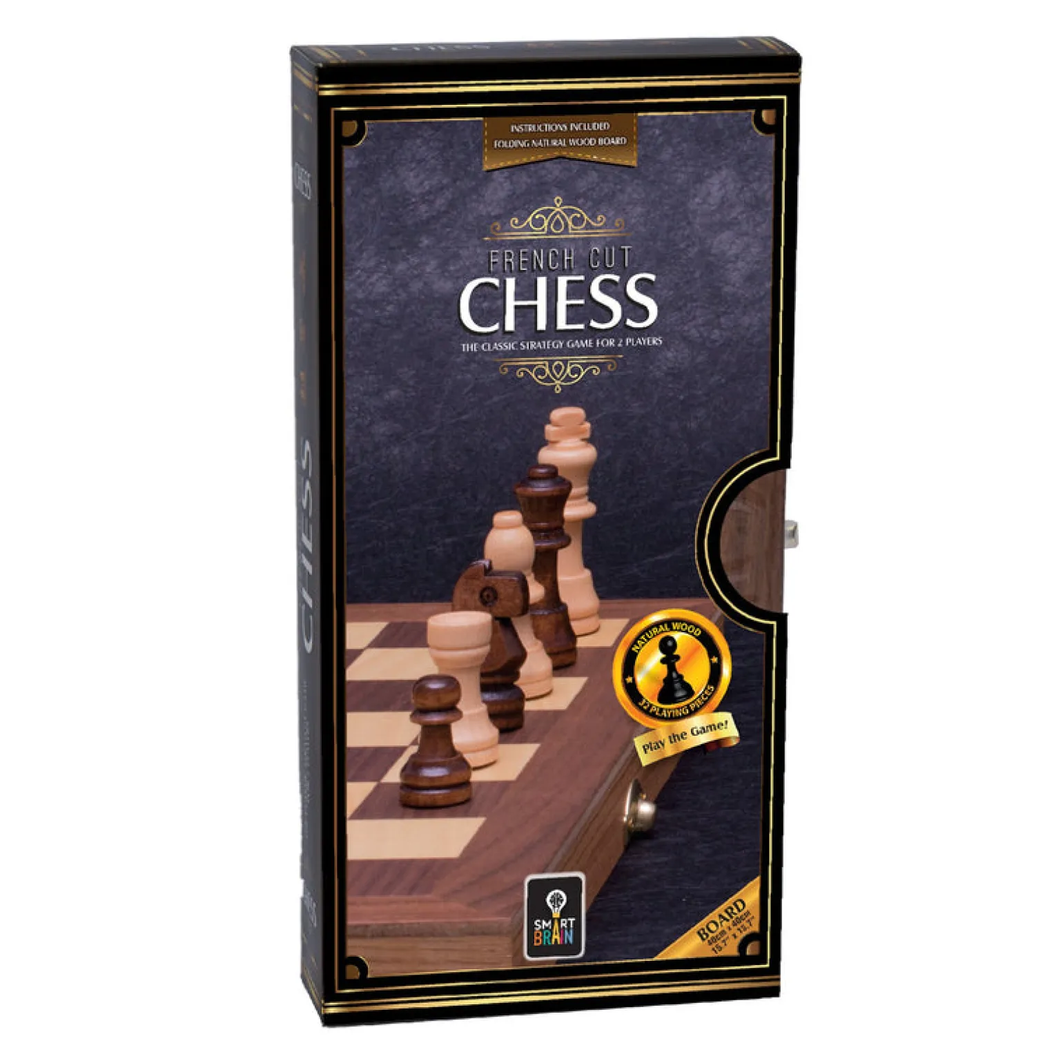 Wooden Chess Set 30Cm , French Cut