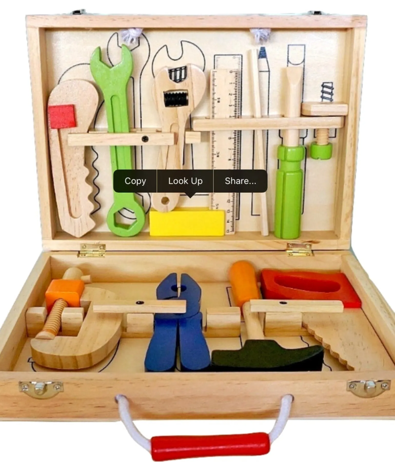 Wooden Tool Box In Wood